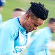 Super Eagles stars Gift Orban in training at Hoffenheim.