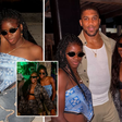 Anthony Joshua links up with beautiful Super Falcons duo Michelle Alozie and Esther Okoronkwo