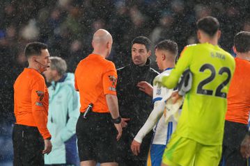 Never in my life - Mikel Arteta livid with Saliba decision that cost Arsenal at Brighton