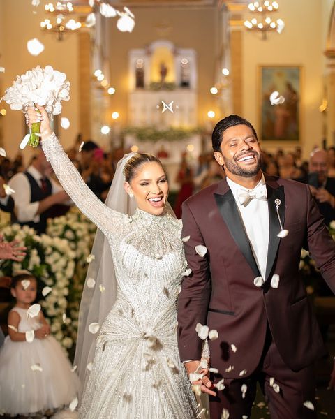 Brazilian footballer, Hulk and new wife slammed for ?cruel betrayal? of family after he married his ex-wife