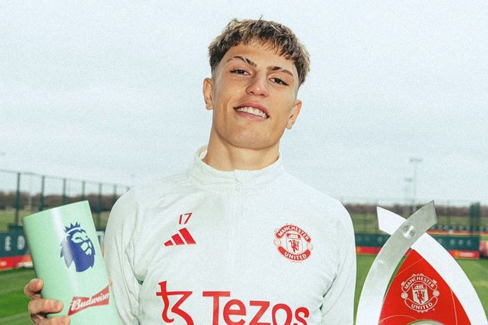 Manchester United winger Alejandro Garnacho || Getty