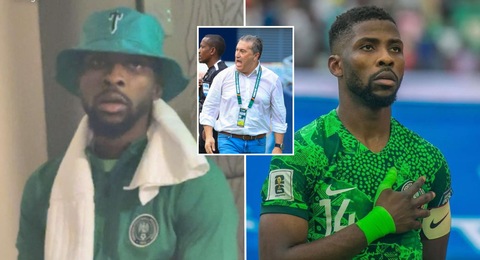 Iheanacho: Super Eagles star looks DEJECTED after being snubbed by Peseiro since start of AFCON 2023