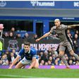 Richarlison strikes against Everton.