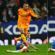 Carlos Romero of RCD Espanyol commits a foul on Kylian Mbappe of Real Madrid during the La Liga match between RCD Espanyol and Real Madrid played at RCDE Stadium on February 1, 2025 in Barcelona, Spain. kpng Copyright: xPressinphotox