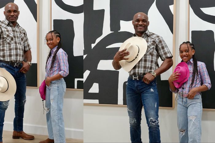 Nigerian Nightmare Kamaru Usman goes on a date with his daughter Samirah.