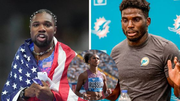Olympic champion Masai Russell chimes in on Noah Lyles' feud with Tyreek Hill