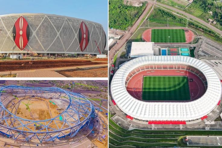 AFCON 2027: Cost, Design and Completion Status of 3 New Stadiums Under Construction in East Africa