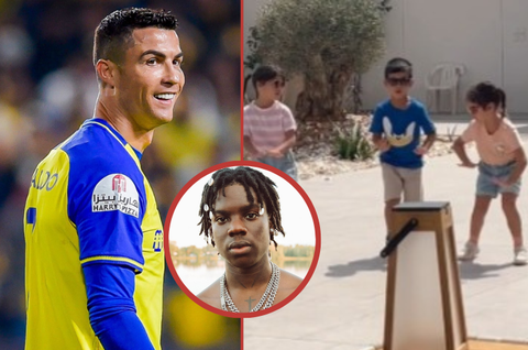 Cristiano Ronaldo's children spotted dancing to Rema's 'Calm Down'