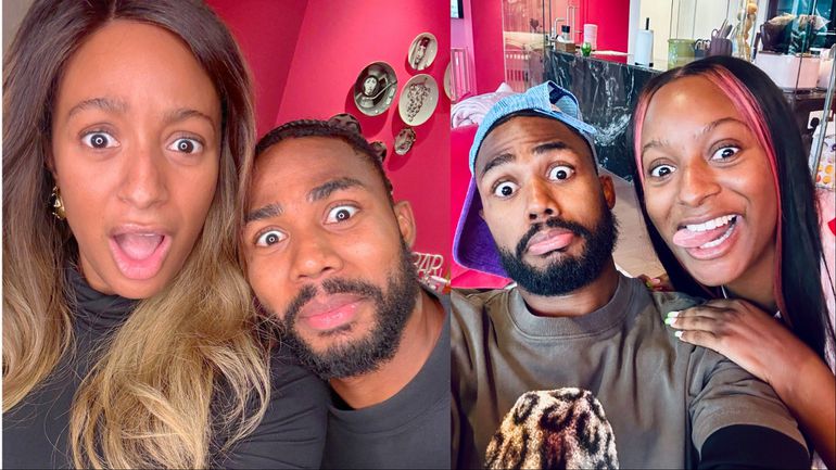 Daughter of billionaire DJ Cuppy and Super Eagles star Emmanuel Dennis bond on social media.