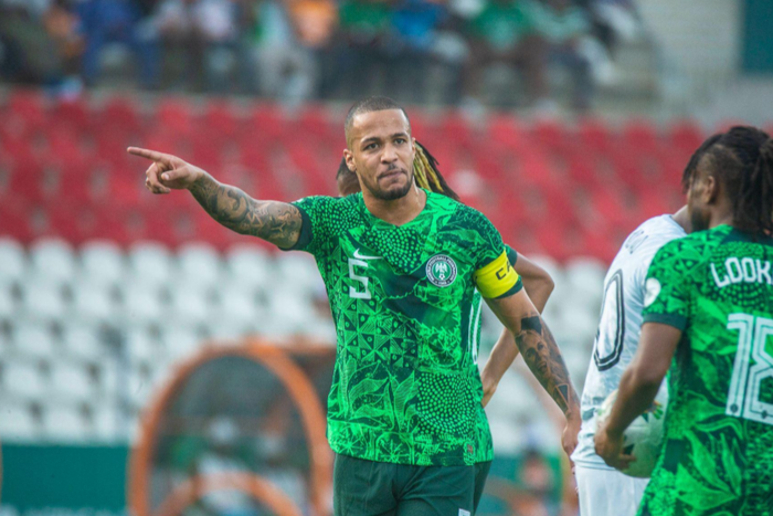 William Troost-Ekong in action for Nigeria at AFCON 2023 || Image credit: Imago