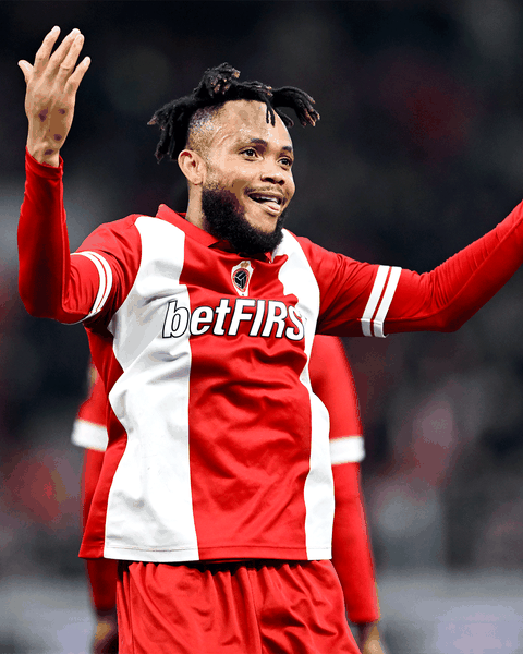 Chidera Ejuke completed 100% dribbles on Sunday for Antwerp.