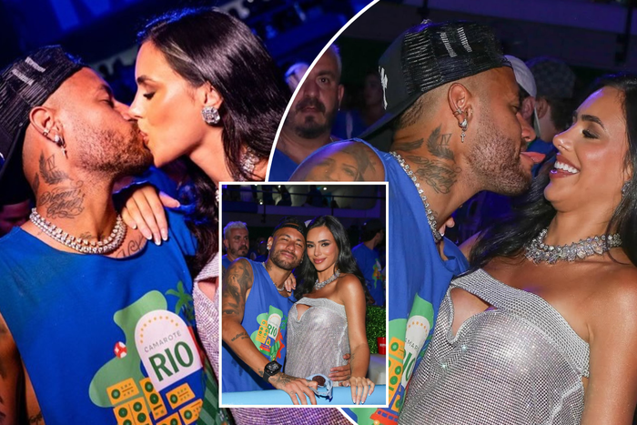 Couple goals: Neymar and Bruna Biancardi steal spotlight with kiss at Rio Carnival amid 2nd pregnancy