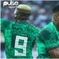 Taiwo Awoniyi celebrates after scoring getting on the scoresheet for Nigeria| Pulsesports.ng