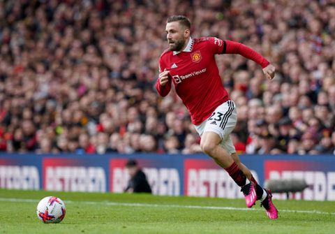 Man United fullback Luke Shaw || Imago