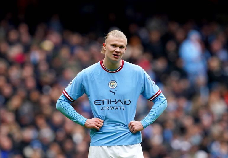 Manchester City star Erling Haaland.