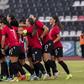 Albania national team celebrating