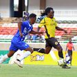 usker’s Jackson Macharia wheels away from AFC’s Washington Munene.