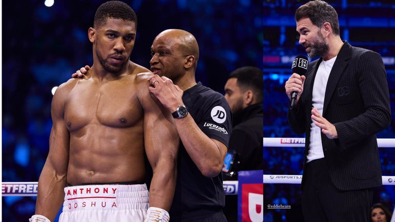 According to Eddie Hearn, Anthony Joshua is not yet ready to fight Tyson Fury.