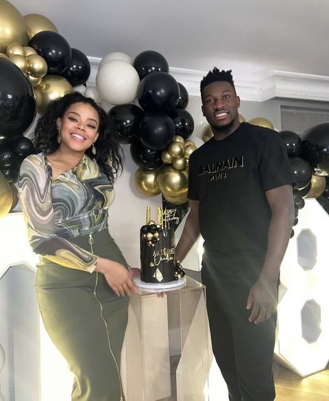 Melanie Kamayou: Man Utd goalkeeper André Onana celebrates 28th birthday  party with wife - Pulse Sports Uganda