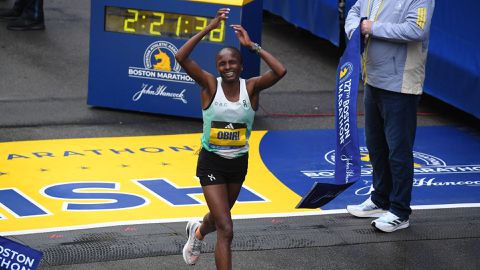Hellen Obiri executes proper strategy to defender her Boston Marathon crown as Kenyan women sweep race
