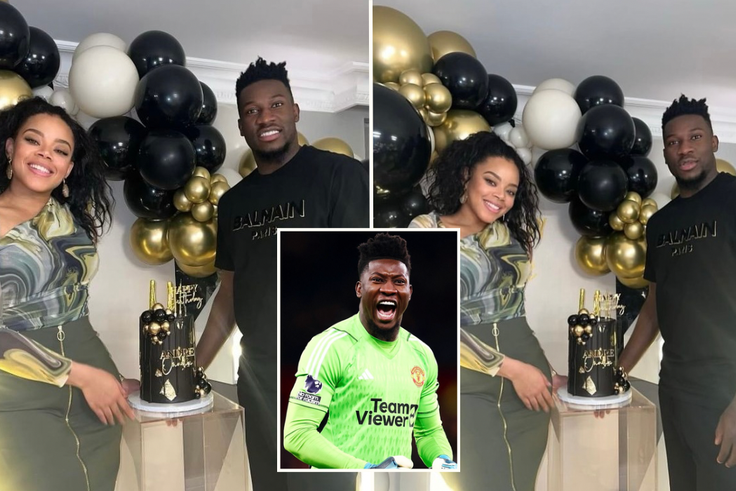 Andre Onana celebrated his 28th birthday with his stunning wife Melanie Kamayou