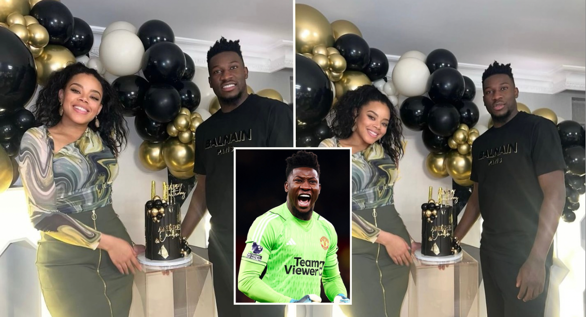 Melanie Kamayou: Man Utd goalkeeper André Onana celebrates 28th birthday party with wife - Pulse Sports Uganda