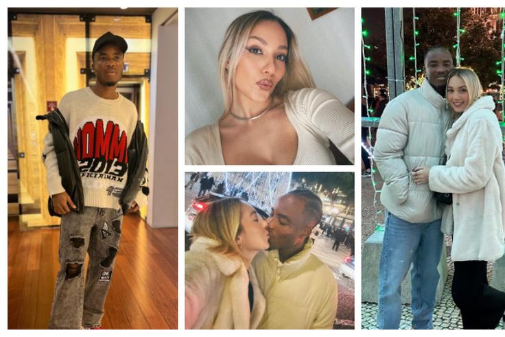 Bruno Onyemaechi celebrated by girlfriend