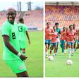 Asisat Oshoala arrives camp