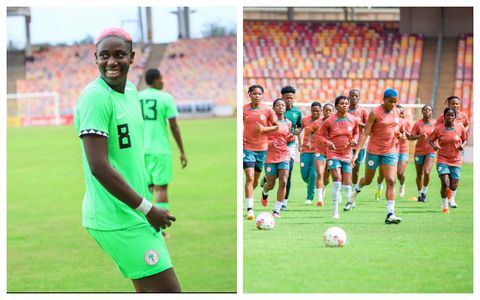 Ex-Barcelona star Asisat Oshoala arrives camp one day before Super Falcons clash against South Africa