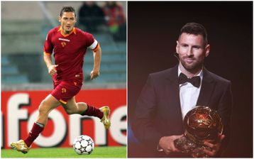 Totti on Ballon d’Or snub: “Even Messi wouldn’t win at Roma”