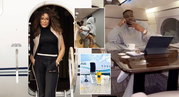 ‘Who’s calling my phone?’ — Osimhen’s girlfriend Stefanie Ladewig stuns as she poses with his private jet