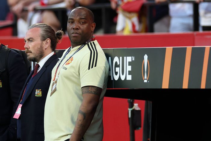Harambee Stars coach and former Manchester United backroom staff Benni McCarthy.