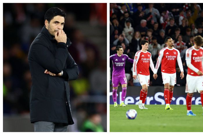 Gunners' quadruple crumbles in two weeks