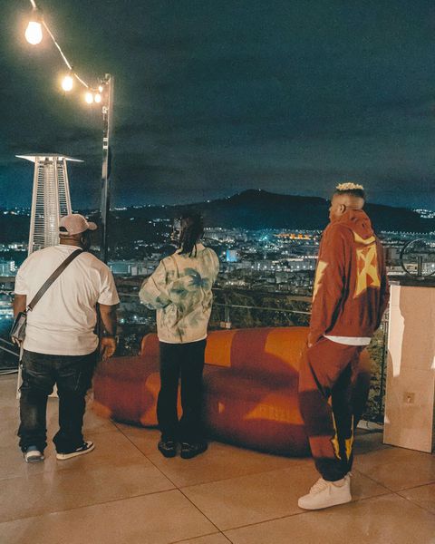 Napoli star Victor Osimhen and Mayorkun link up