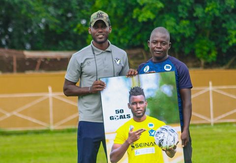 Bright Stars fans appreciate Senkatuka for reaching the 50-goal milestone