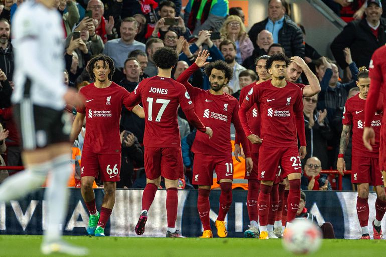Salah score from the penalty spot against Fulham