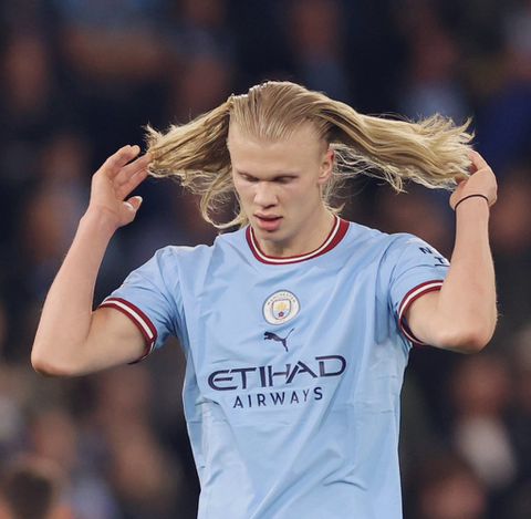 Man City's Erling Haaland complains of back pain after guard of honour