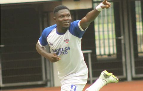 Robert Mizo has scored 9 goals for Bayelsa United in the NPFL this season