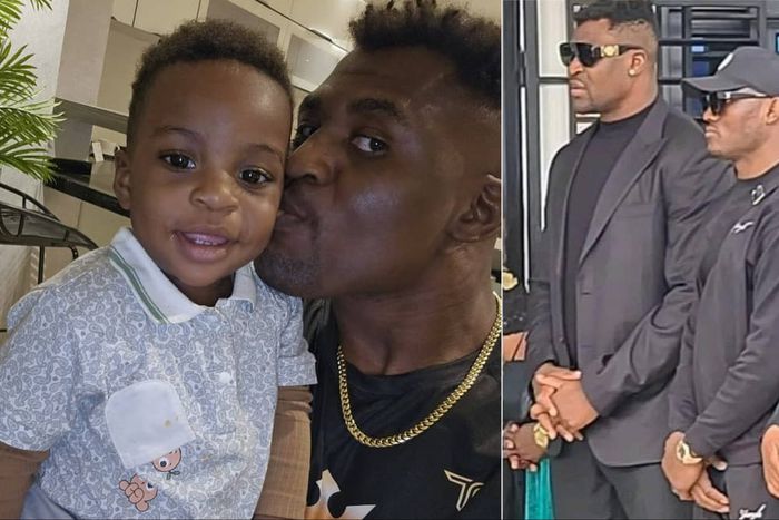 'He left like a King' - Cameroon MMA star Francis Ngannou says final farewell to son Kobe following funeral.