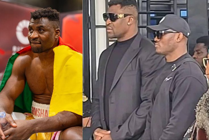 Nigerian Nightmare Kamaru Usman and Samuel Eto'o attend the funeral as Francis Ngannou buries his son Kobe.