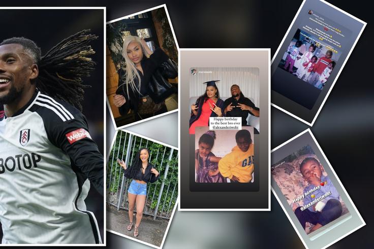 Alex Iwobi's sister sends him throwback photo