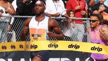 Kenny Bednarek Scorches Competition in Miami for Consecutive Grand Slam Track Double and $100,000 Payday