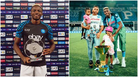 OTD: Osimhen beats Eto'o's record en route becoming first African to win Serie A golden boot with record-breaking 26 goals