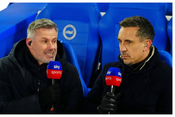 Neville and Carragher go at each other