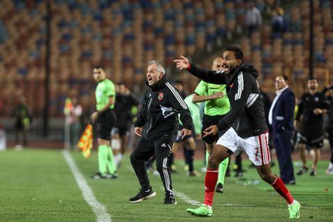 Al Ahly SC v Pyramids FC-Egyptian Cup Final Coach Marcel Koller of Al Ahly SC action