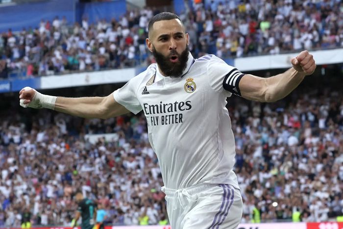 Real Madrid striker Karim Benzema