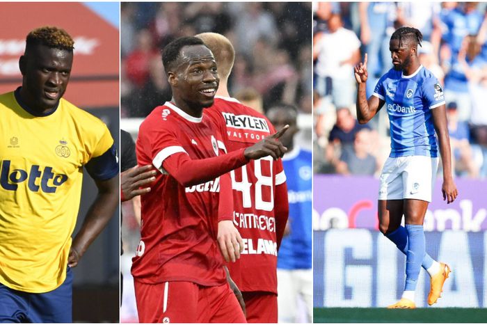 Victor Boniface (R), Alhassan (centre), and Arokodare (L).