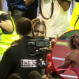 Video: Moment Usain Bolt hugged Noah Lyles after running 19.67s at the Racers Grand Prix