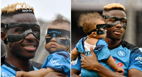 Victor Osimhen: Napoli striker shows off adorable daughter Hailey to round up historic Serie A season