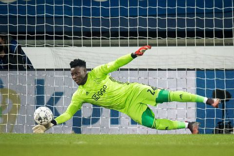 Andre Onana in action for Ajax